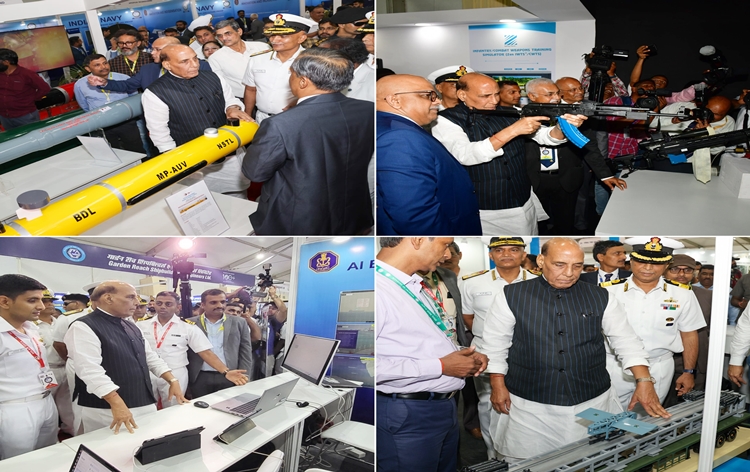 Defence Minister Rajnath Singh inaugurates MTEX-24, showcasing latest advancements in naval technolo