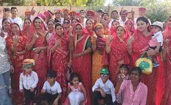 Jodhpur News Lok Sabha Election 2024: बूथ पर सज धज आया 70 का खानदान 5 पीढ़ियों ने किया मतदान