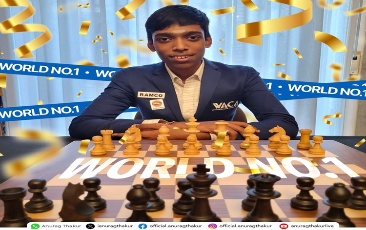 भारत के शतरंज खिलाडी रमेश बाबू प्रज्ञानंद ने कल नीदरलैंड्स के विज्क आन जी में टाटा स्‍टील मास्‍टर्स 
