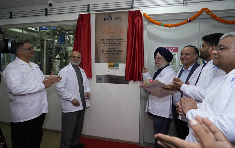 Union Minister Hardeep Singh Puri launches first pilot project to make jet fuel from alcohol in pune