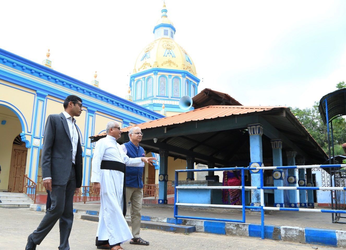 High Commissioner of India to Sri Lanka Santosh Jha pays visit to Hybrid Power Project site at Naina