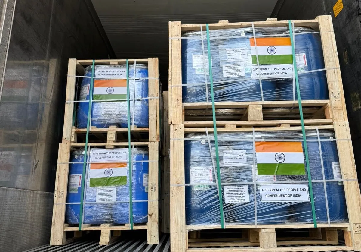 International News : भारत ने क्यूबा को नौ एपीआई की 90 टन की खेप हुई रवाना