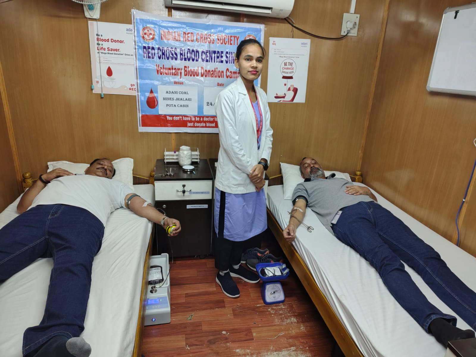 Singrauli News: अदाणी समूह के कर्मचारियों ने किया 855 यूनिट स्वैच्छिक रक्तदान