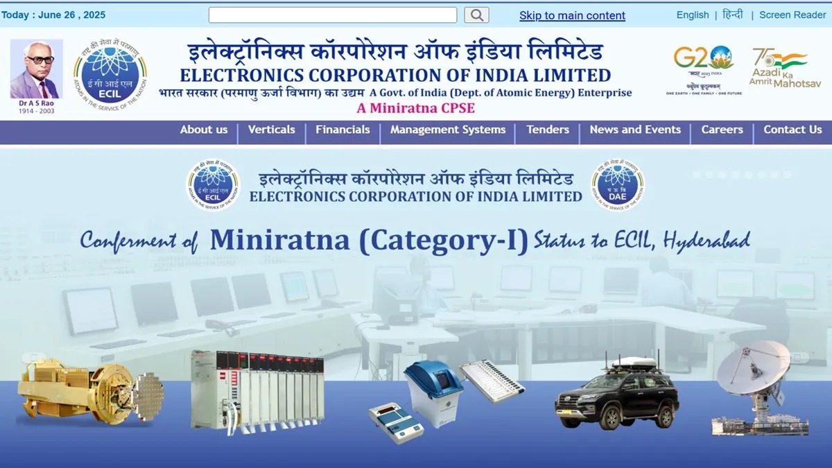 ECIL RECRUITMENT 2025: आईटीआई पास उम्मीदवारों के लिए सीनियर 