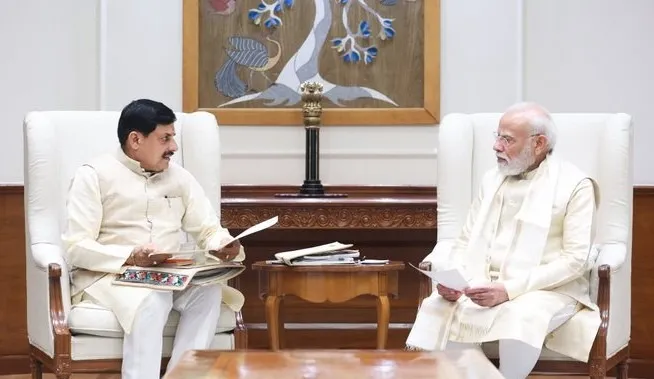 MP Chief Minister meets PM Modi in New Delhi