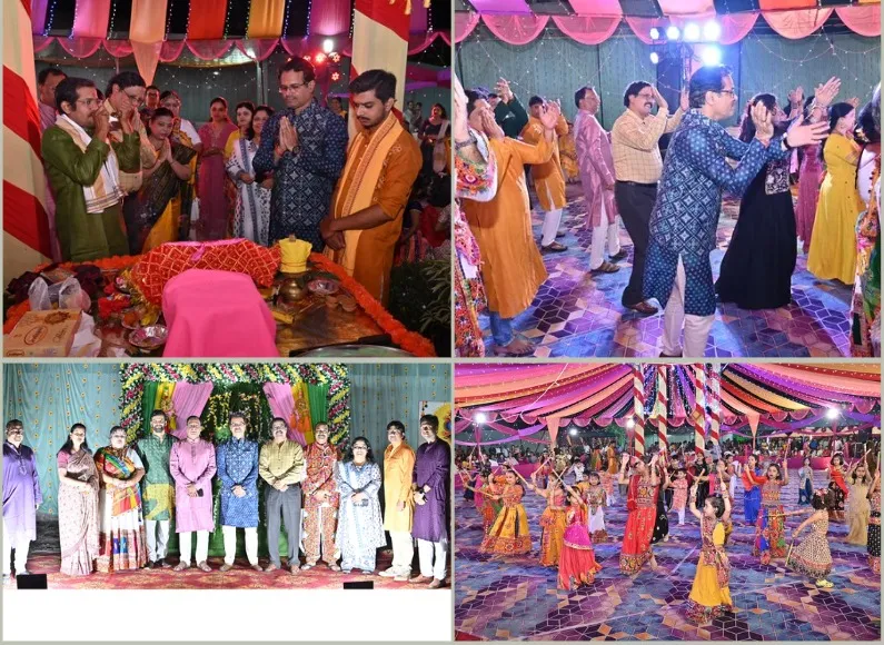 Singrauli News: एनटीपीसी विंध्याचल के विंध्य क्लब में तीन दिन गरबा-डांडिया की धूम
