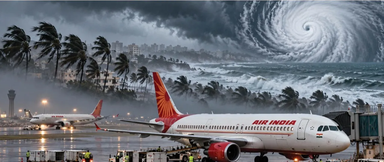 Cyclone-arnab: चक्रवात ‘अर्नब’ का खतरा: आंध्र प्रदेश में भारी बारिश की चेतावनी, एअर इंडिया ने जारी क